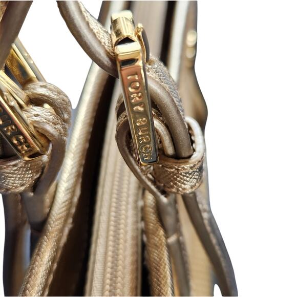 Tory Burch York Buckle Natural Straw Tote Shoulder Bag - Picture 4 of 13